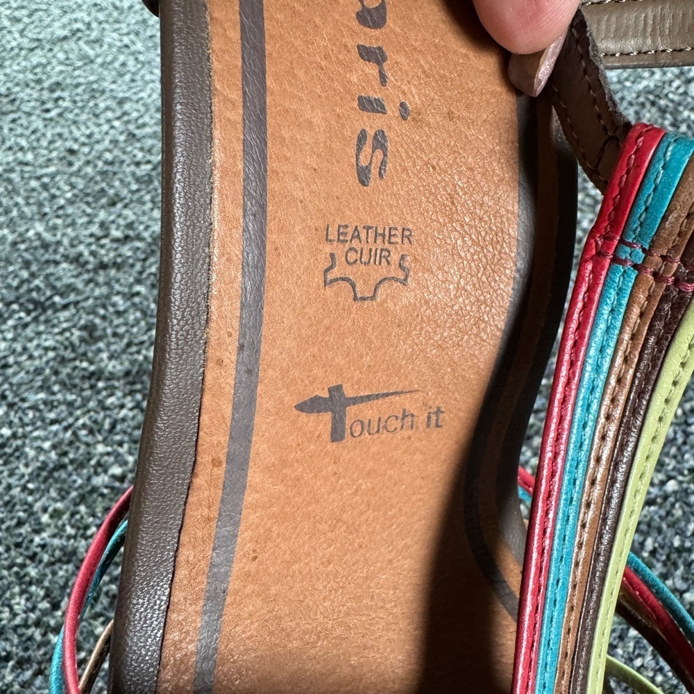 Tamaris Women's Colorful Strappy Sandals - Picture 6 of 10